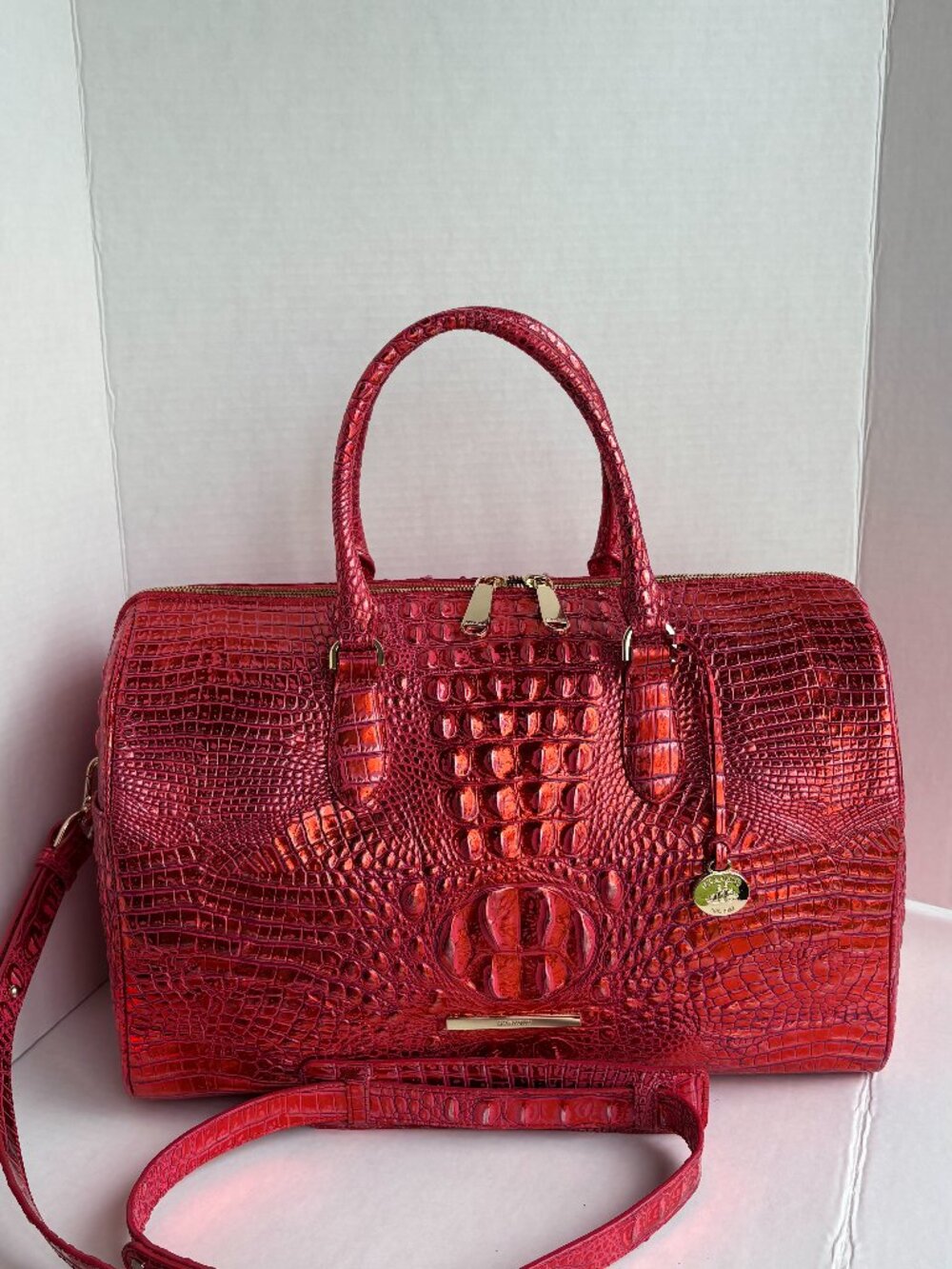 BRAHMIN Duxbury Weekender – Red Dragon Melbourne